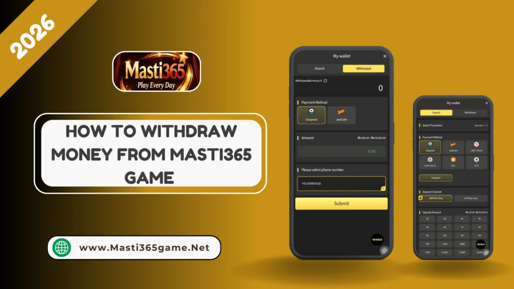 Masti365 Game Withdraw